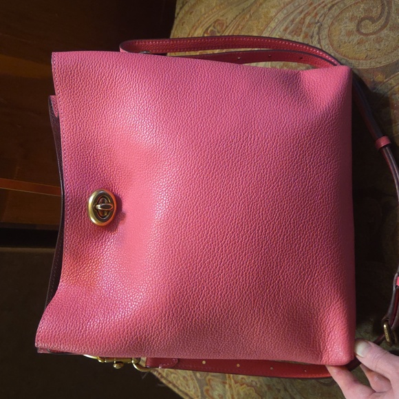 Coach Charley 55200 Bucket Crossbody Bag 2020 Pebbled Leather $375 Retail. EUC - Picture 3 of 12